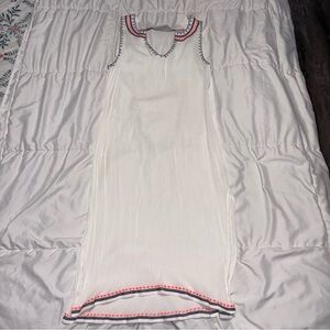 Marine Layer XS Sundress Beach Tunic Embroidered Aztec Chessie Dress Coverup